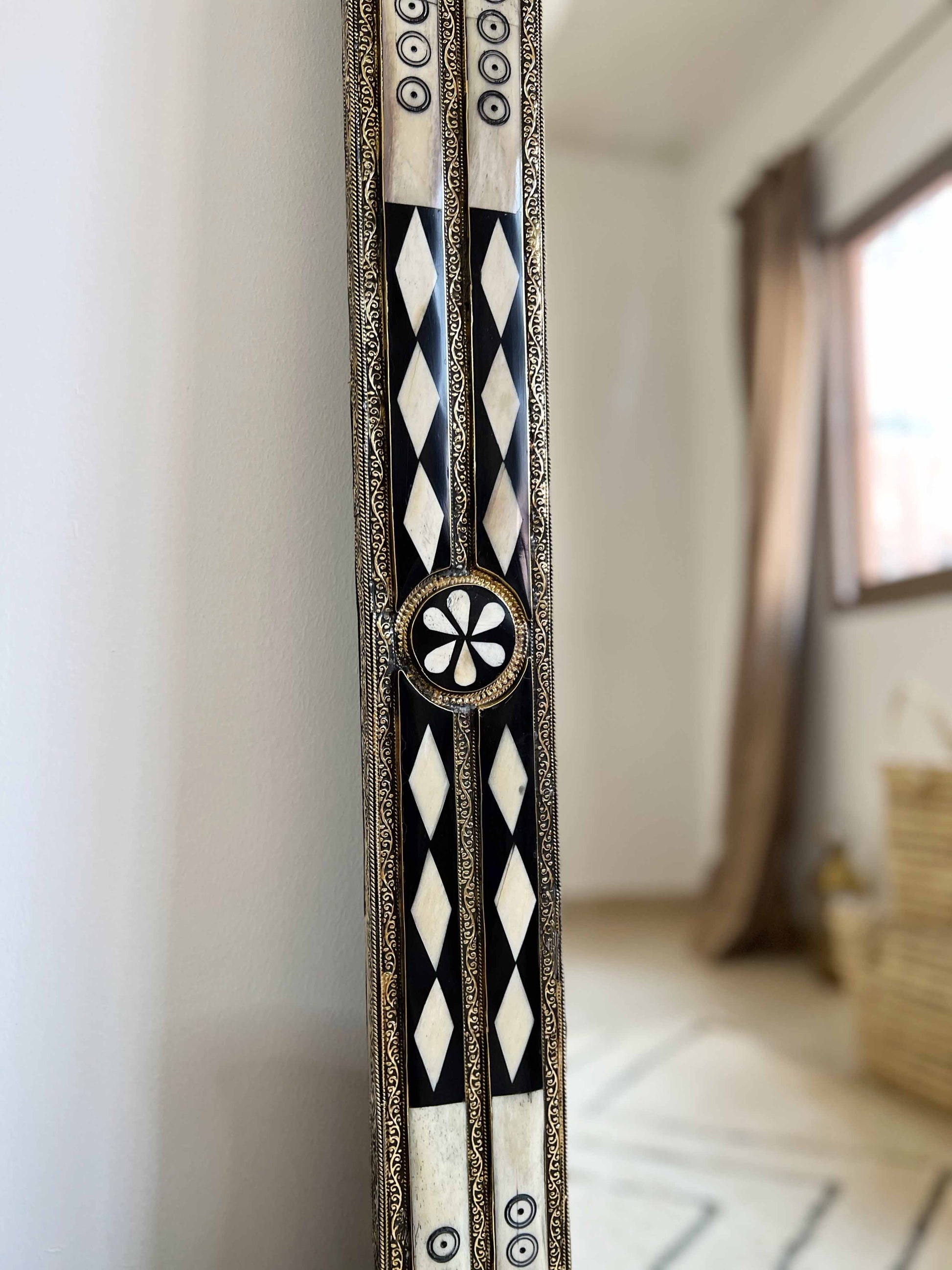 Decorative full body mirror