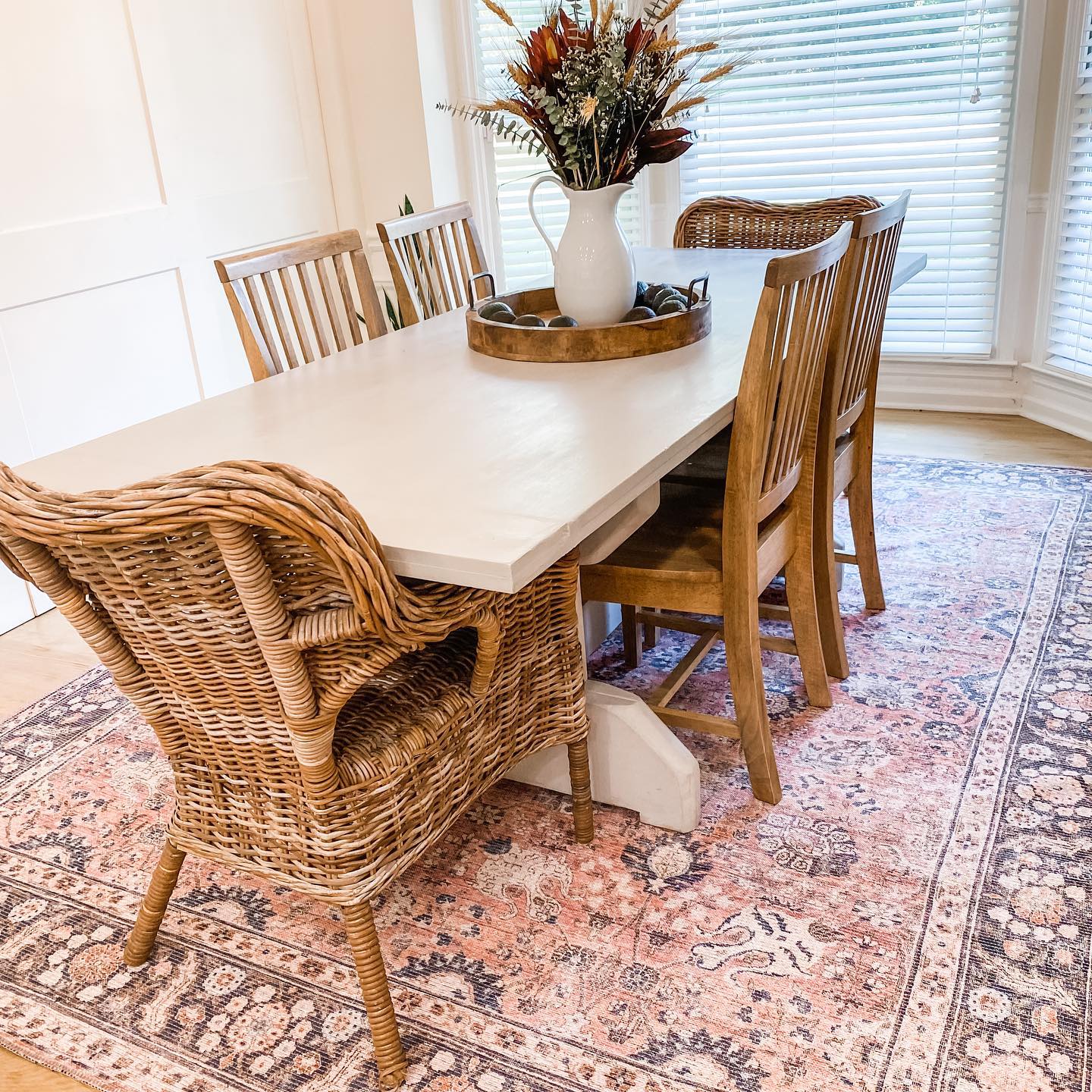 Red Washable Area Rug - Stylish Home Decor Rug