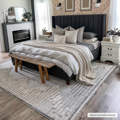 Rustic High-Low Area Rug - Maulawin Collection for Cozy Home Decor