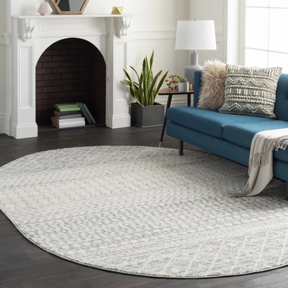 Gray Area Rug - Modern Cozy Living Room Decor