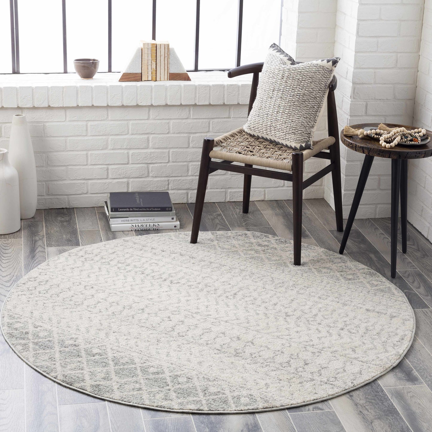 Gray Area Rug - Modern Cozy Living Room Decor