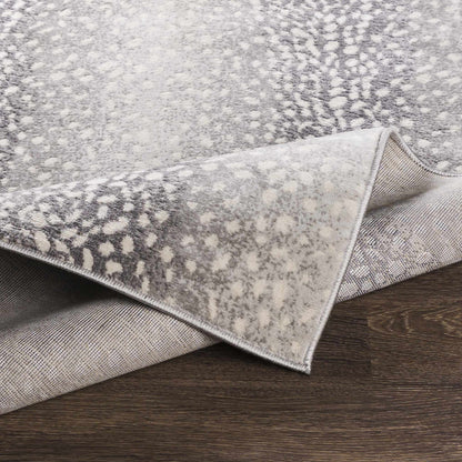 Antelope Print Rug - Black Gray Stylish Home Décor