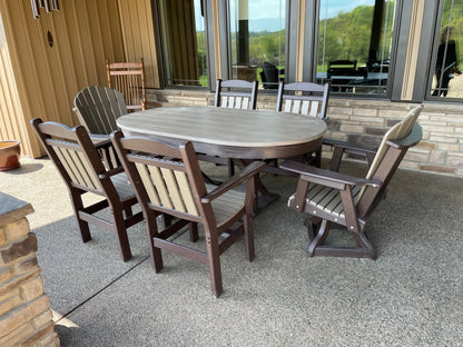 Outdoor Dining Chair Standard Canyon All Weather HDPE Lumber