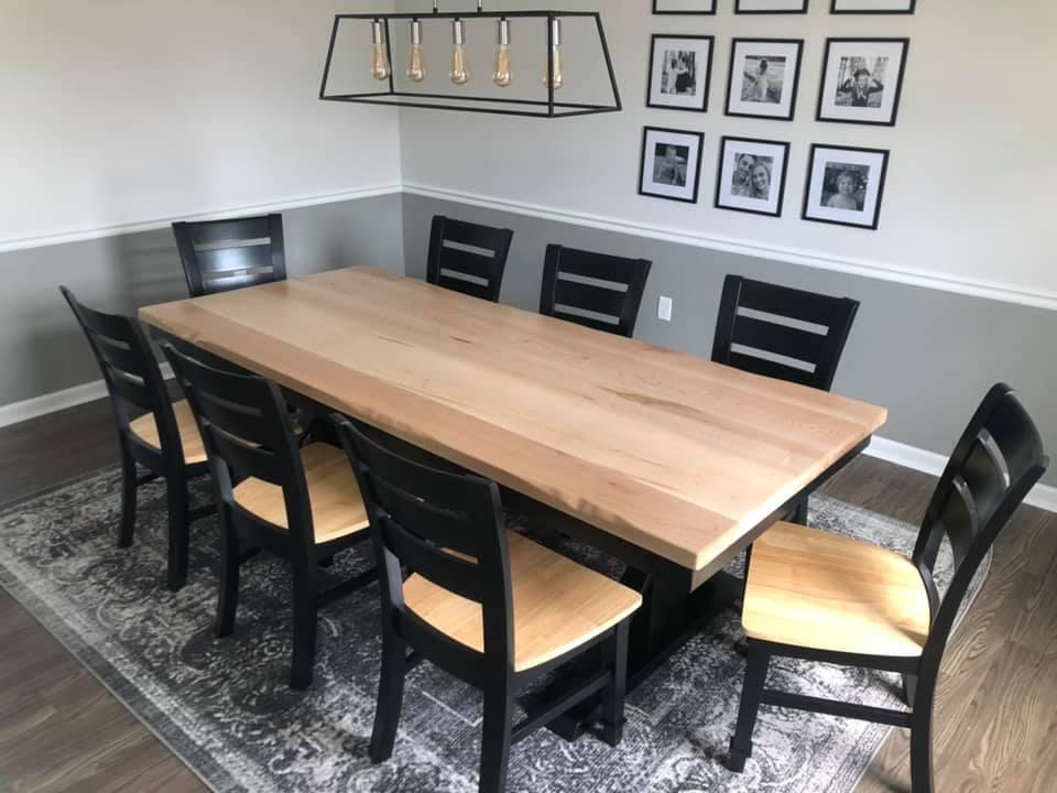 Tuscany Chair Modern Dining Chair With Sturdy Wood Finish Options