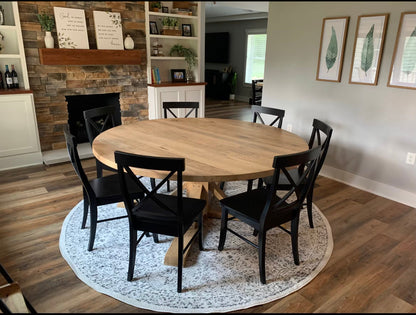 Farmhouse round table