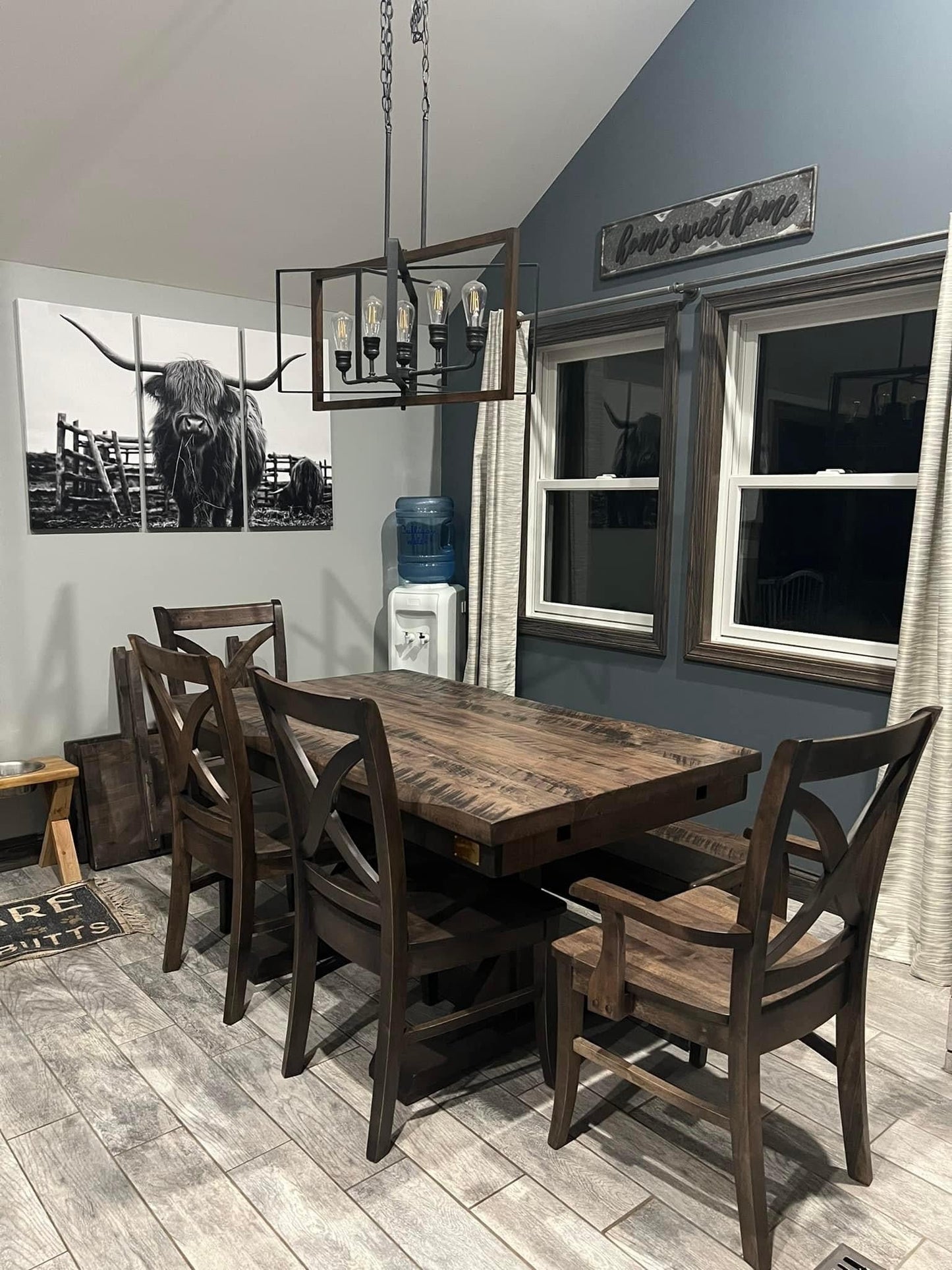 Vineyard Chair For Farmhouse Tables Durable Sturdy Seating With Custom Finish Options