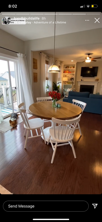 Copenhagen Chair Set for Farmhouse Dining Tables with Custom Finish Options