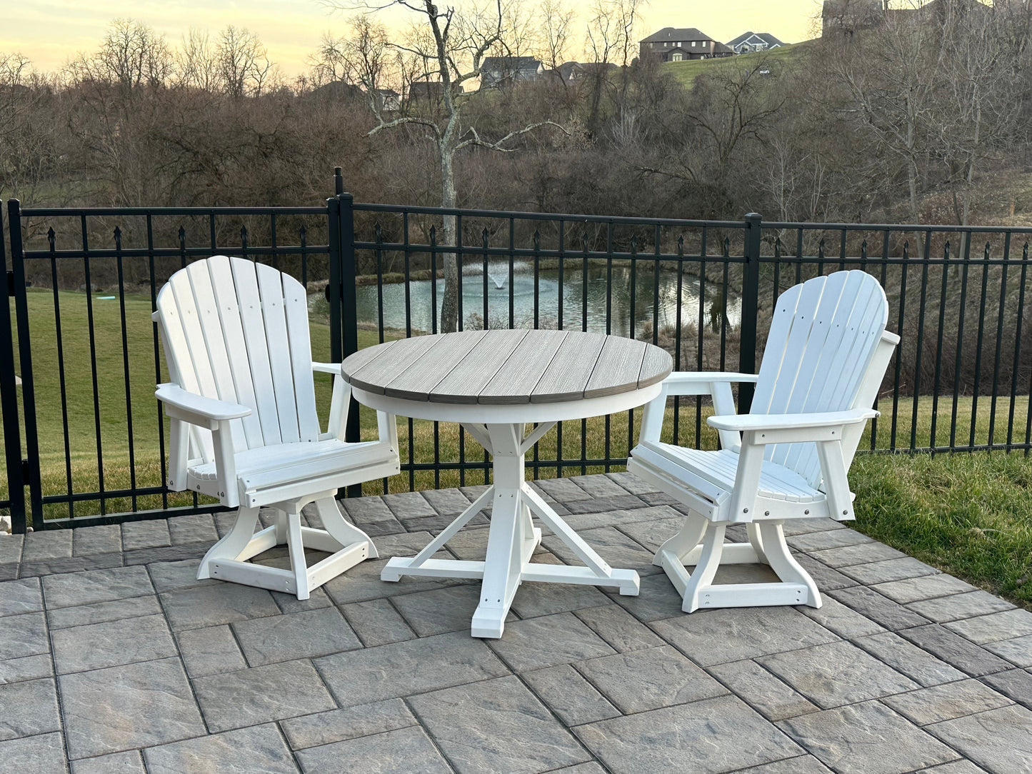 Backyard dining table