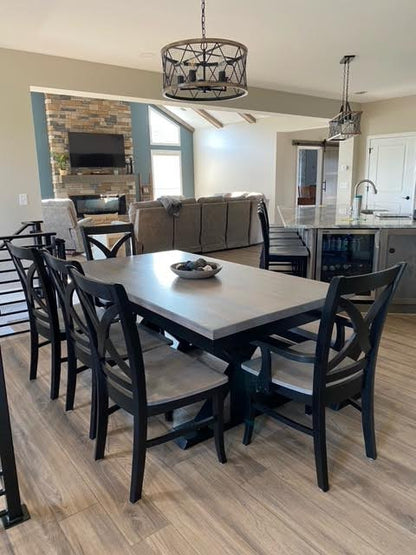 Vineyard Arm Chair For Dining Tables Farmhouse Style Stainable Finish