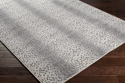 Gray Antelope Print Area Rug - Stylish Decorative Floor Covering
