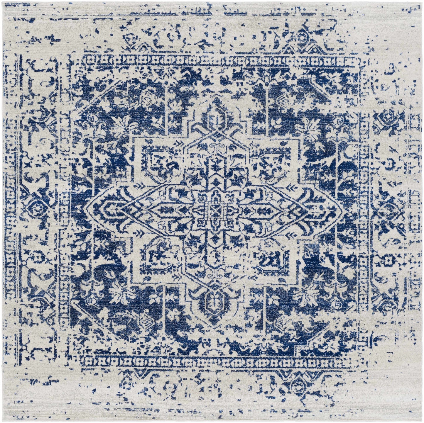 Navy Area Rug - Elegant Modern Home Décor Rug