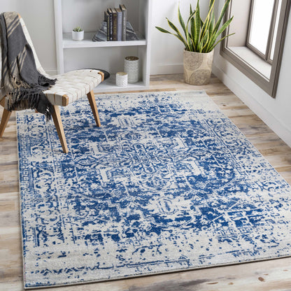 Navy Area Rug - Elegant Modern Home Décor Rug