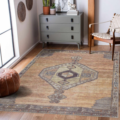 Medinah Washable Area Rug - Soft Durable Stylish Floor Covering