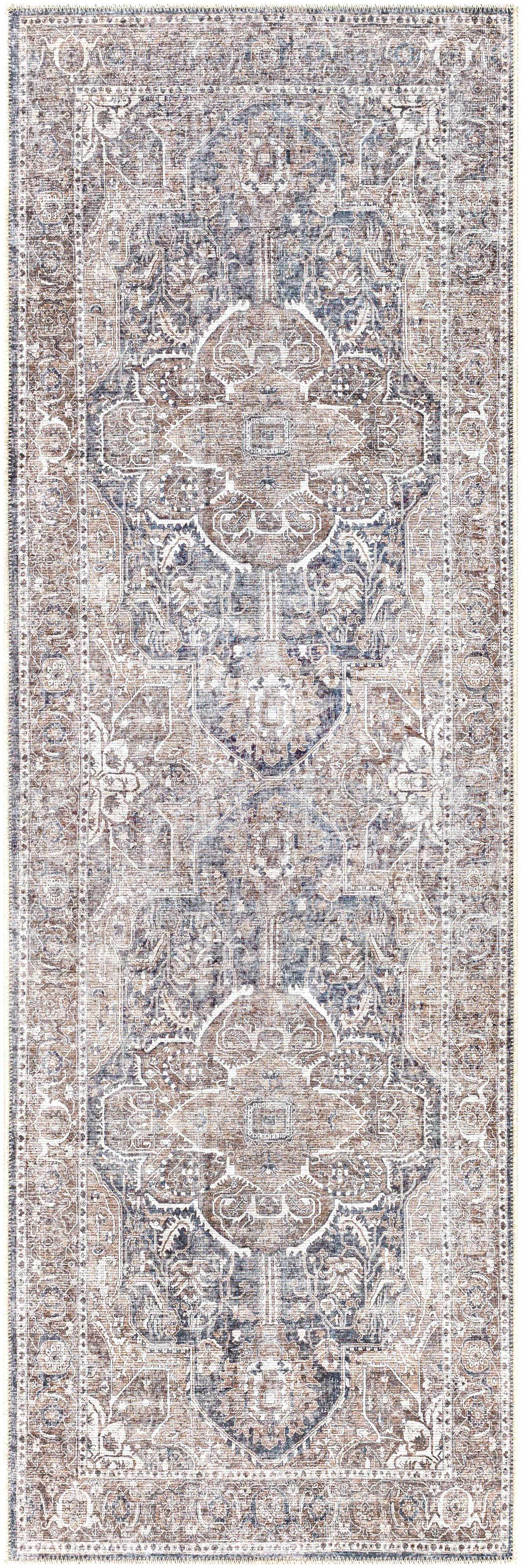Washable Mignon Area Rug - Stylish Durable Easy Clean Rug