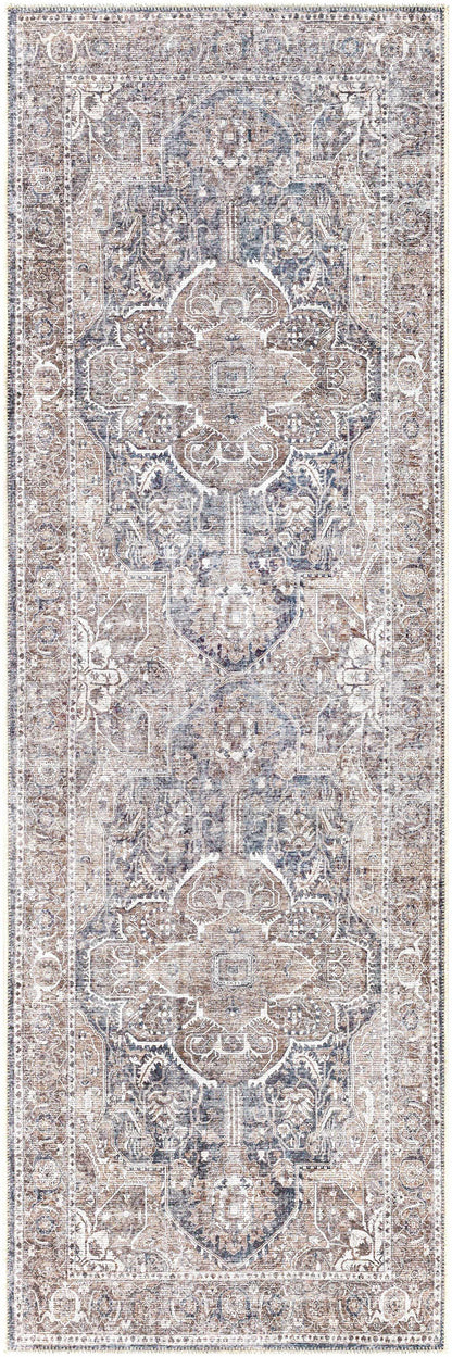 Washable Mignon Area Rug - Stylish Durable Easy Clean Rug