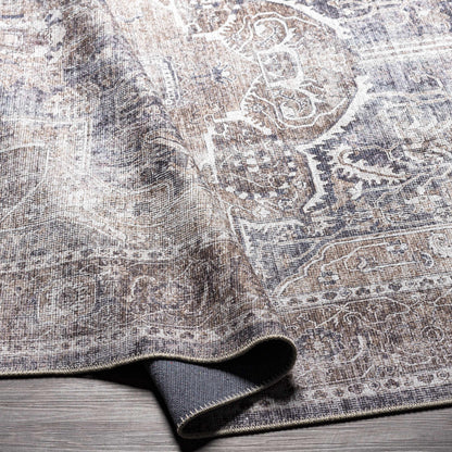 Washable Mignon Area Rug - Stylish Durable Easy Clean Rug