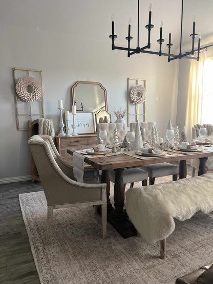 Washable Cream Area Rug - Soft Stylish Home Decor