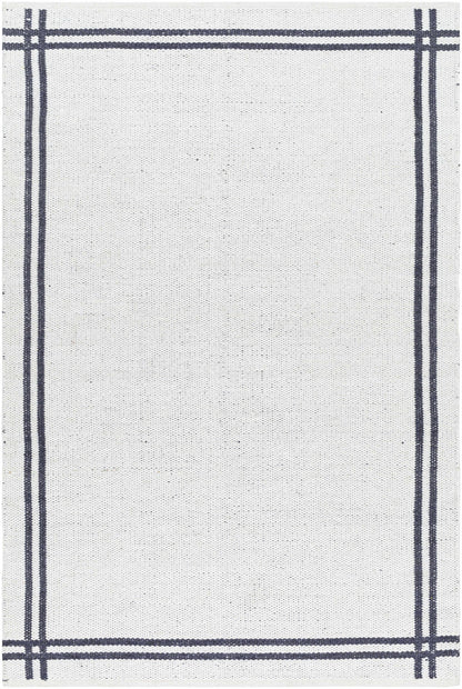 Nimue Wool Area Rug - Elegant Border Design for Cozy Interiors