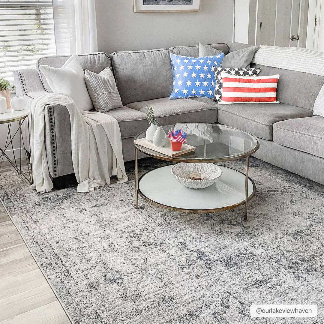 Orrick Area Rug - Soft Durable Modern Design for Living Room or Bedroom