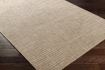 Dark Beige Outdoor Area Rug - Patio  Deck Mat