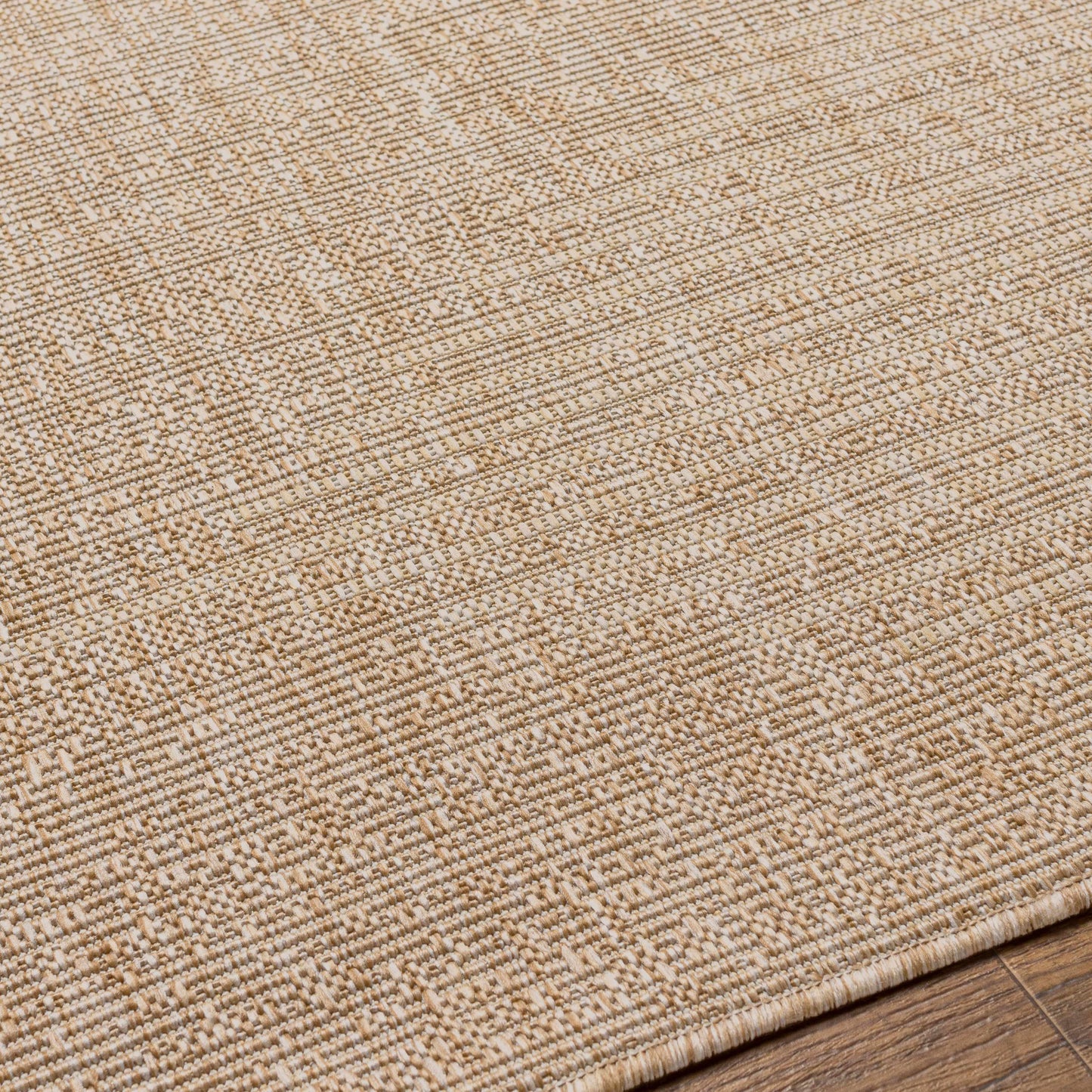 Dark Beige Outdoor Area Rug - Patio  Deck Mat