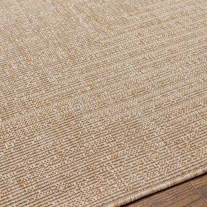 Dark Beige Outdoor Area Rug - Patio  Deck Mat