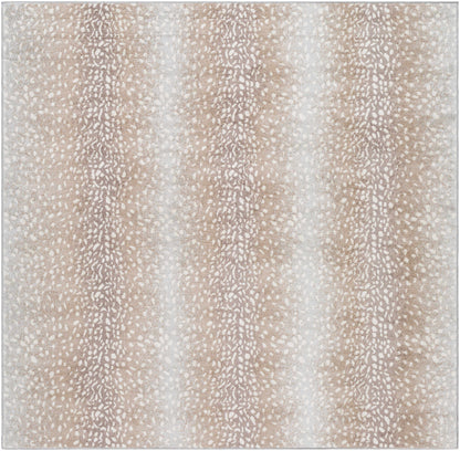 Tan Leopard Print Area Rug - Stylish Home Decor Accent