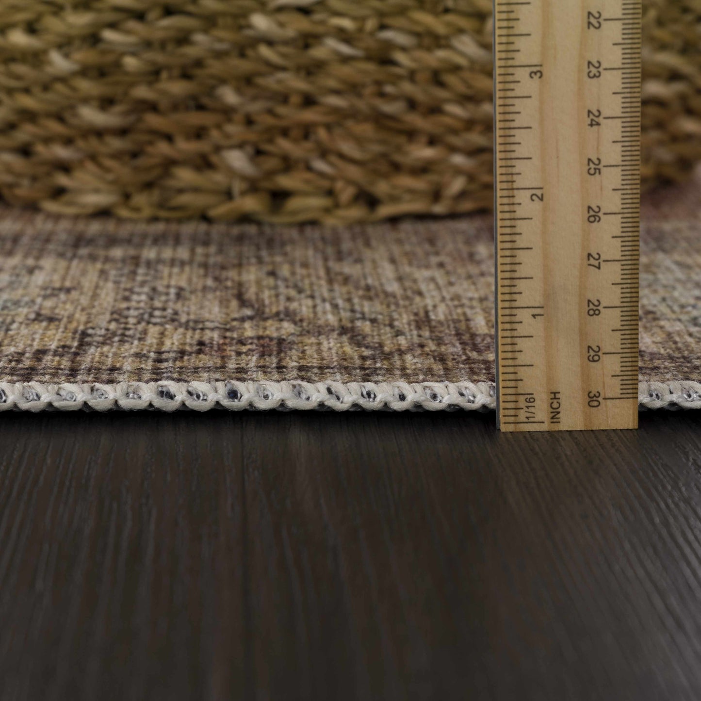 Powhatan Washable Area Rug - Soft Durable Stylish Home Décor