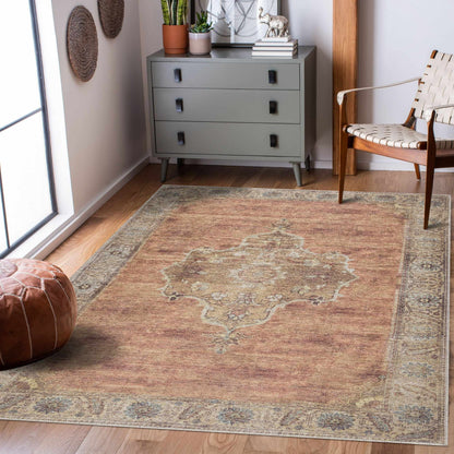 Powhatan Washable Area Rug - Soft Durable Stylish Home Décor