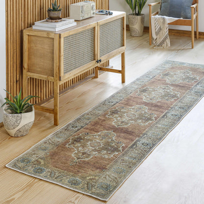 Powhatan Washable Area Rug - Soft Durable Stylish Home Décor
