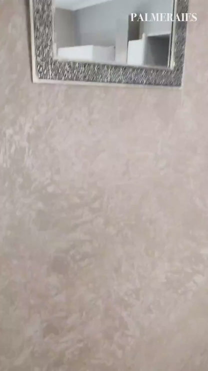 Espejo de plata marroquí