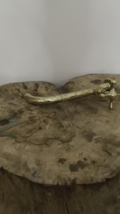 Unlacquered Brass Bathroom Faucet