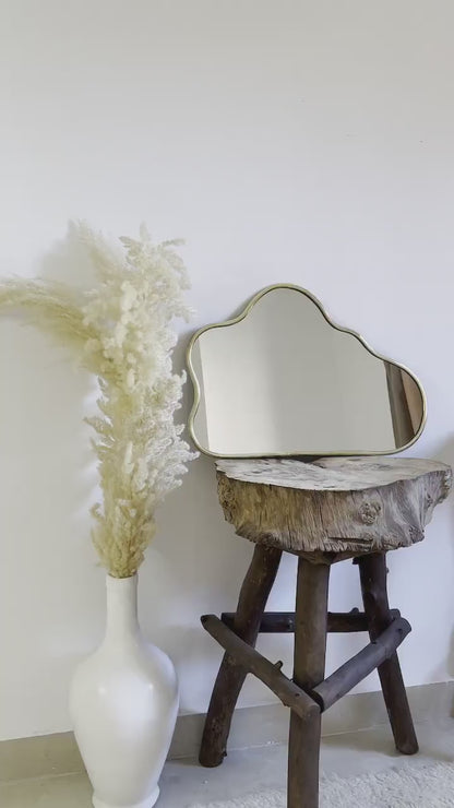 Antique Brass Mirror - Cloud Brass Wall Mirror