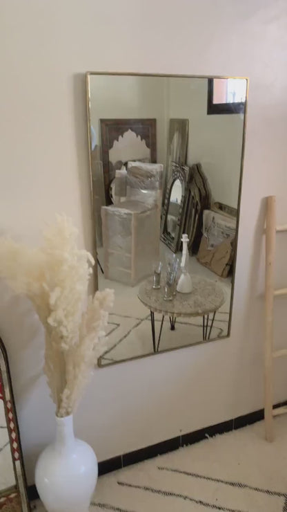 Black Framed Mirror | Rectangular Wall Mirror