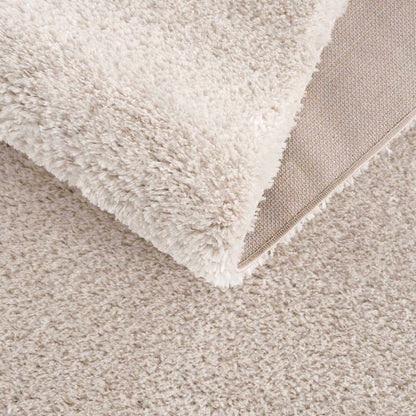 Beige Plush Area Rug - Cozy Home Décor Accent