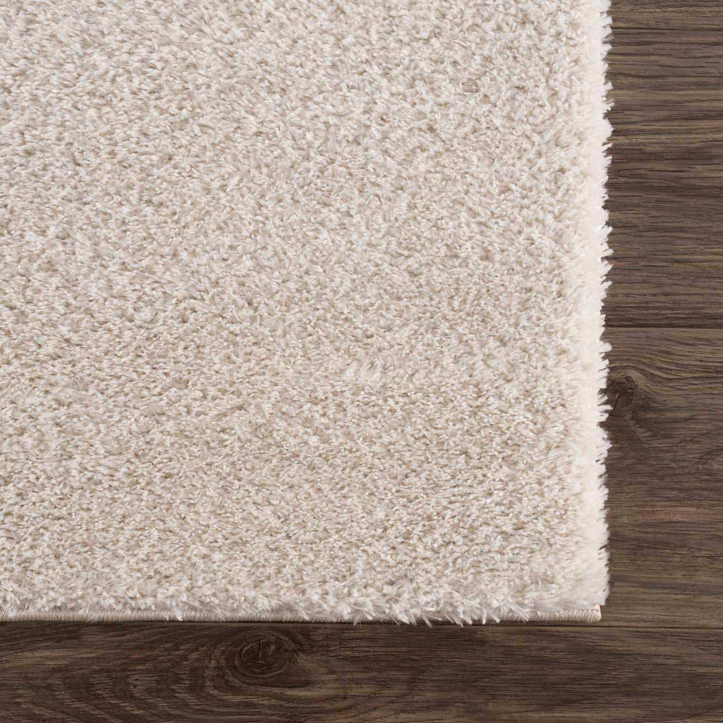 Beige Plush Area Rug - Cozy Home Décor Accent