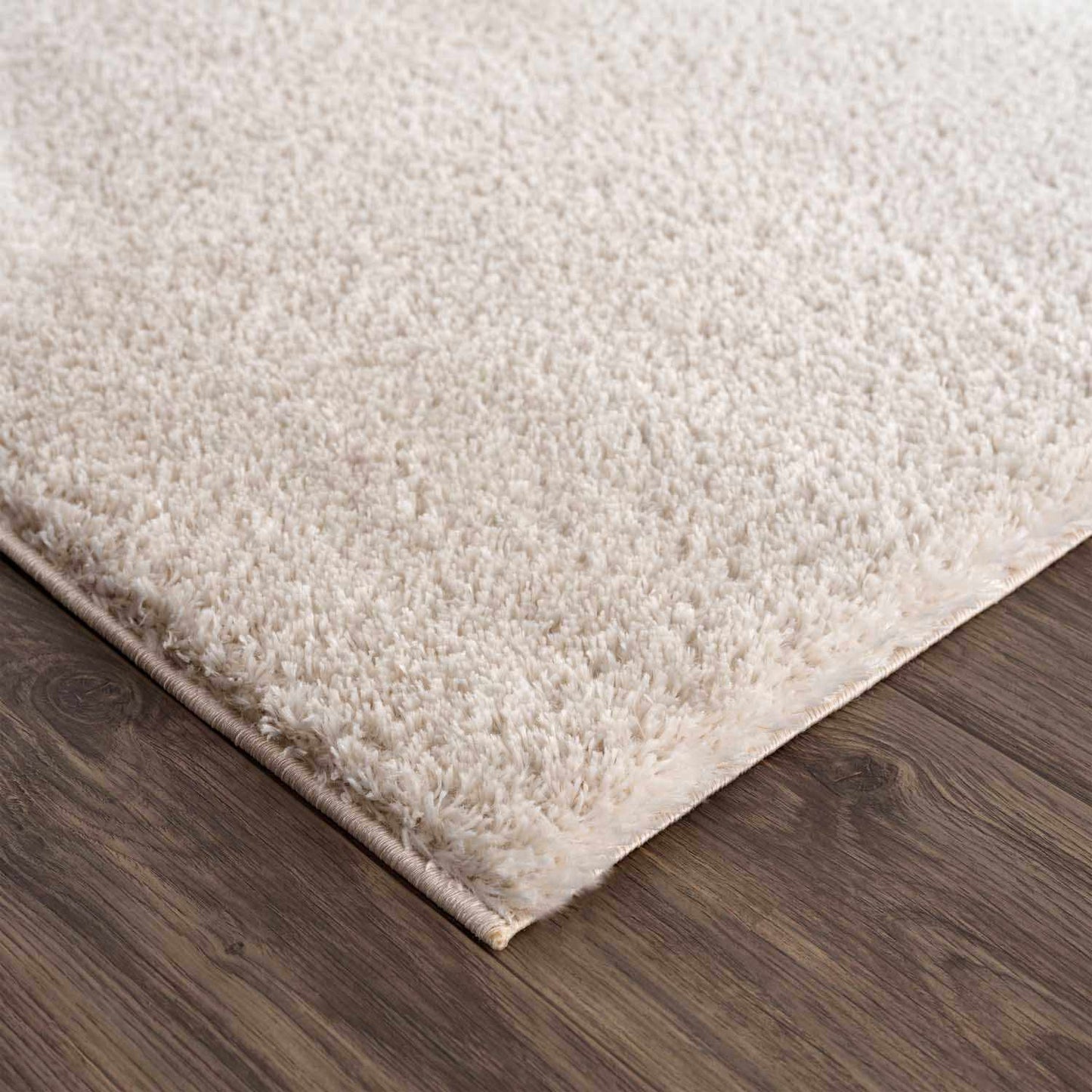 Beige Plush Area Rug - Cozy Home Décor Accent