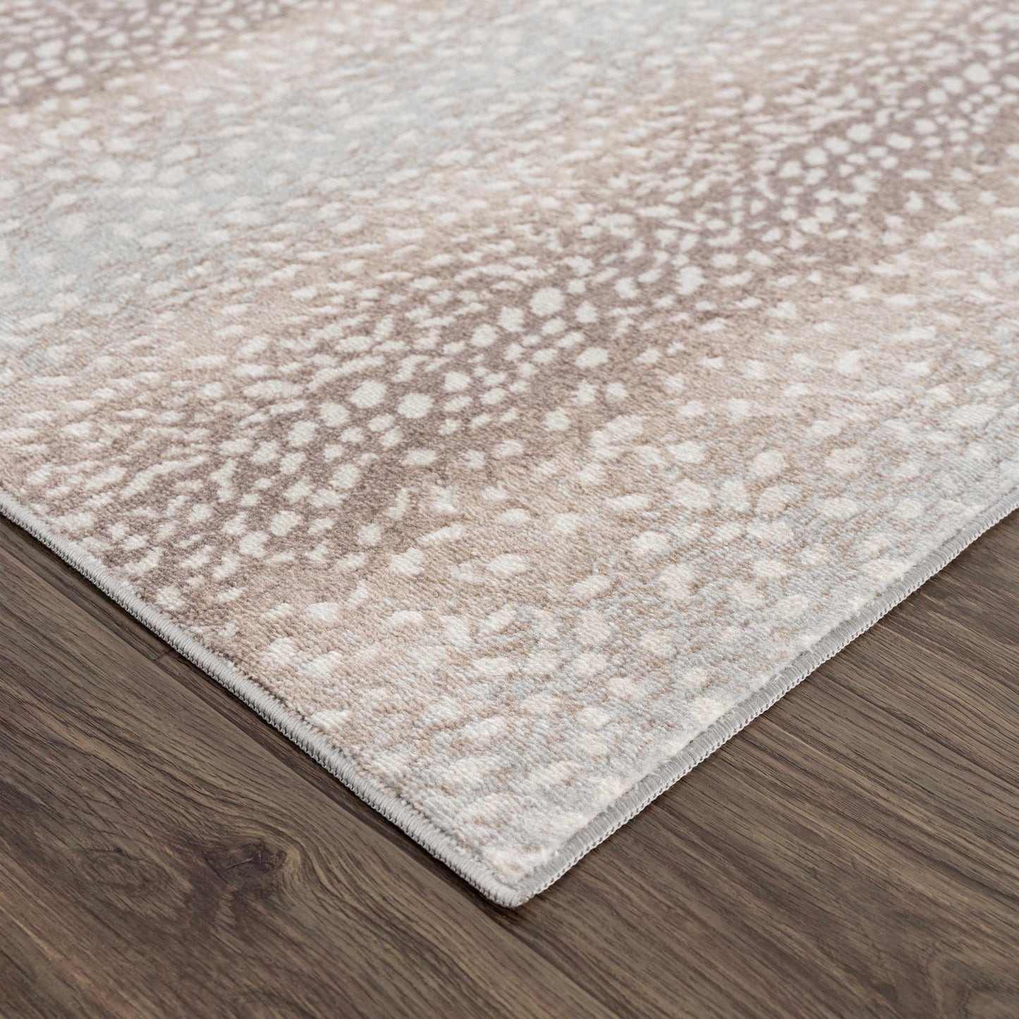 Tan Leopard Print Area Rug - Stylish Home Decor Accent