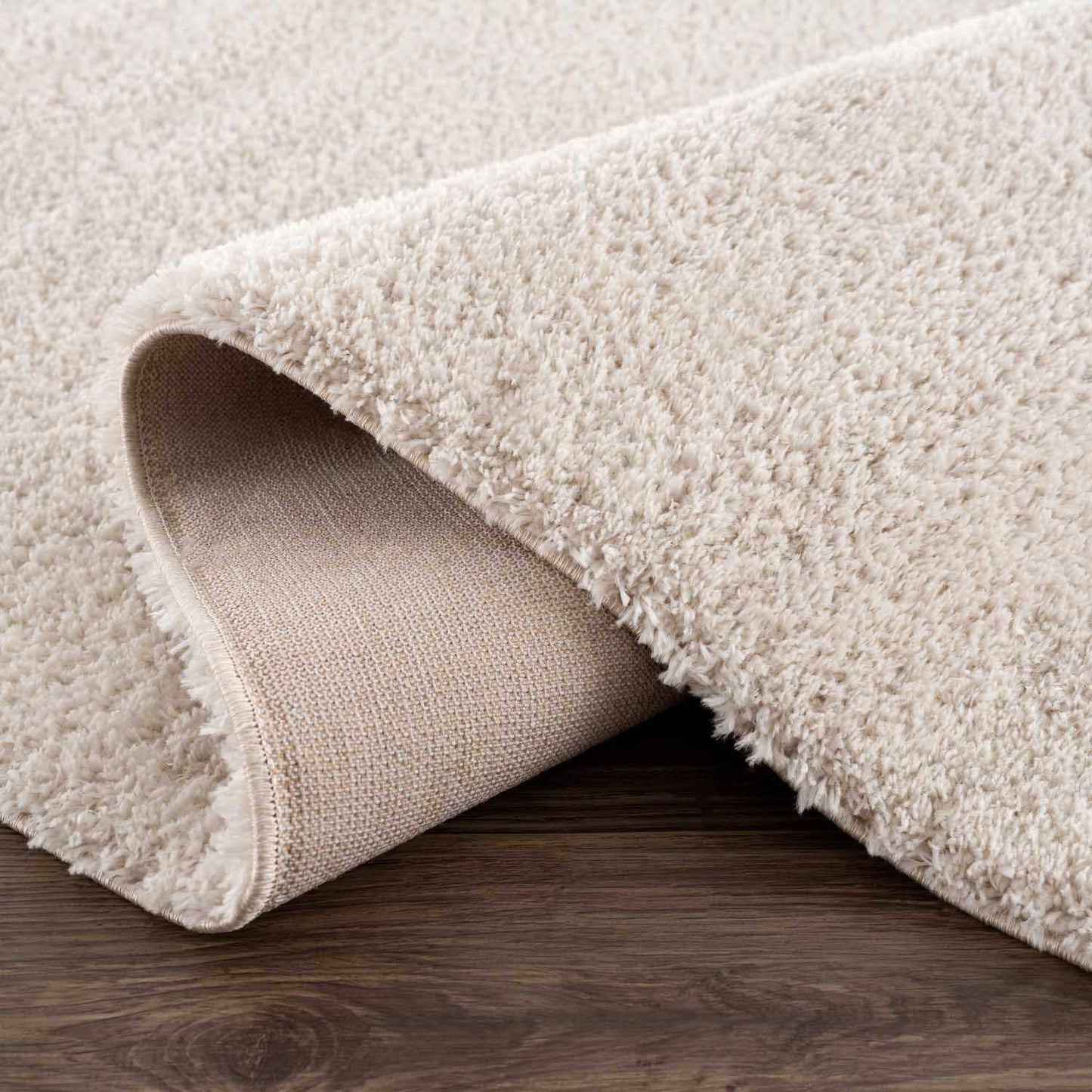 Beige Plush Area Rug - Cozy Home Décor Accent