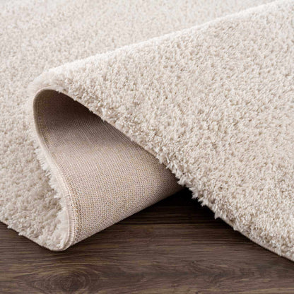 Beige Plush Area Rug - Cozy Home Décor Accent