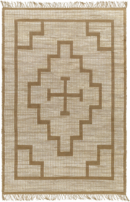 Handwoven Jute Rug - Natural Fiber Eco-Friendly Area Rug