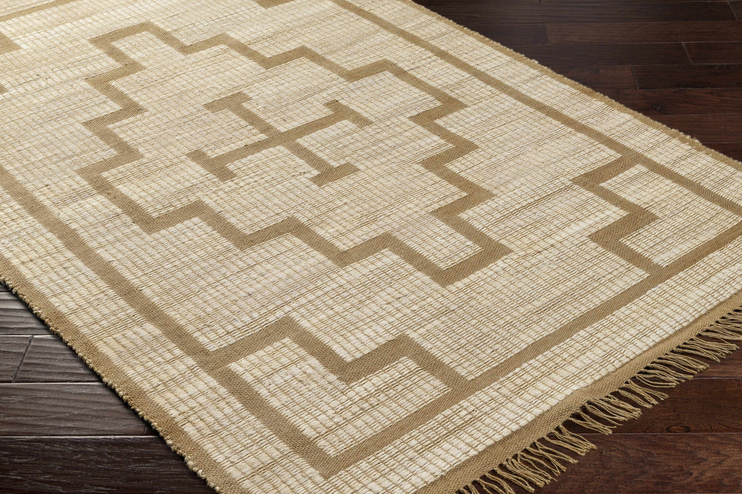 Handwoven Jute Rug - Natural Fiber Eco-Friendly Area Rug