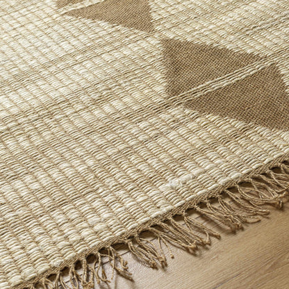 Marie Jute Area Rug - Natural Fiber Bohemian  Modern Floor Decor