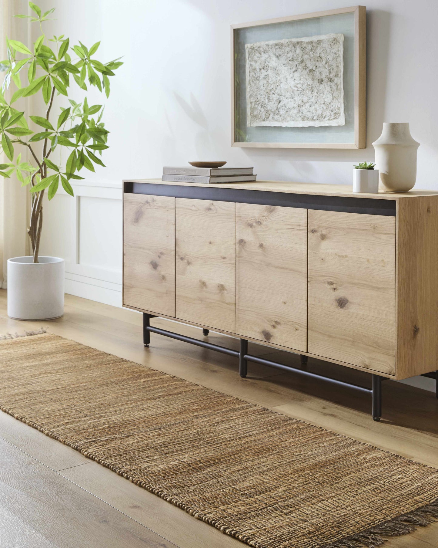 Jute Area Rug - Eco-Friendly Natural Fiber Home Décor