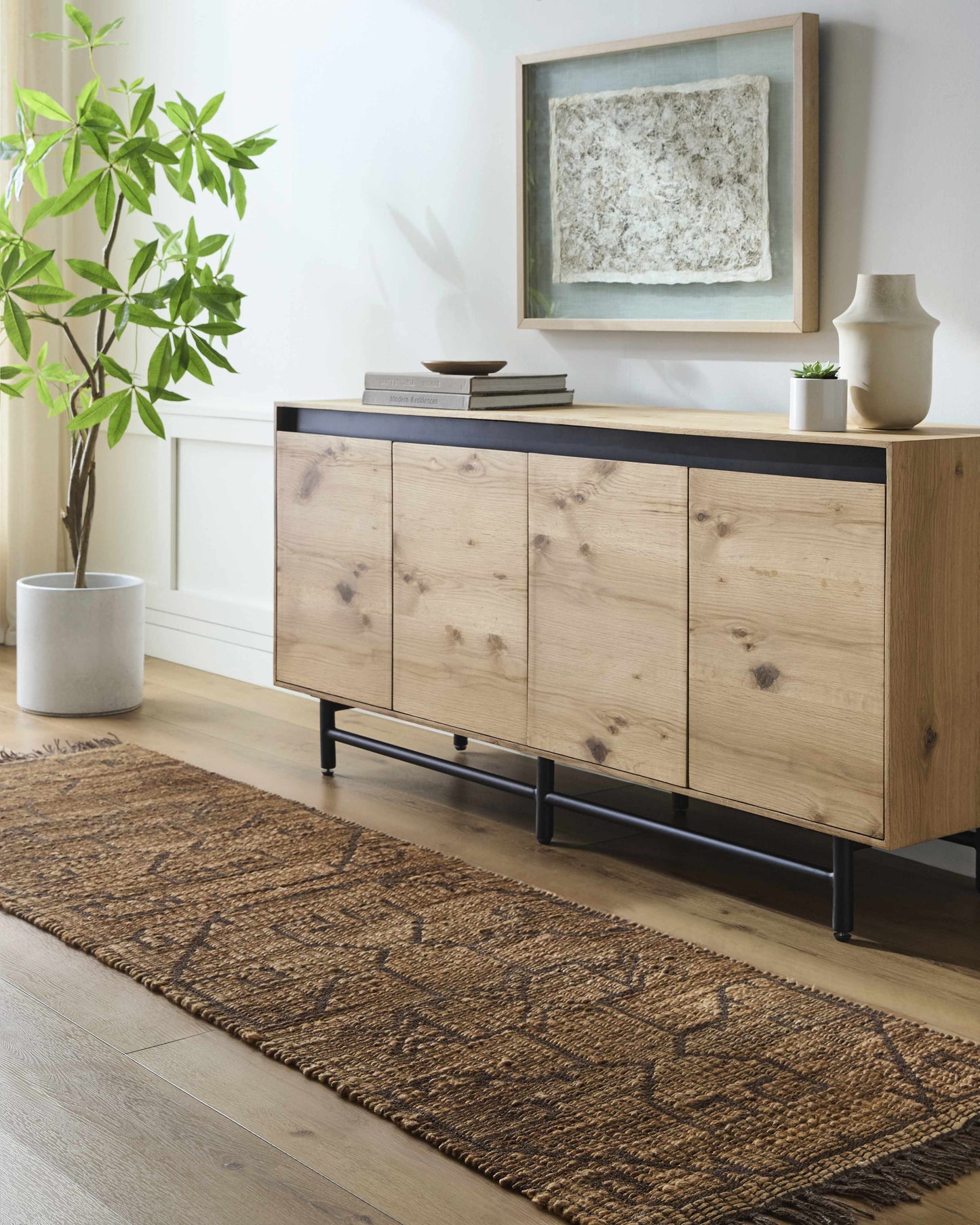 Eco-Friendly Jute Area Rug - Natural Fiber Home Decor