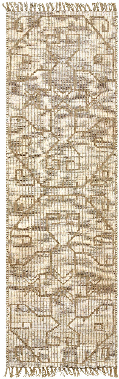 Bohemian Jute Area Rug - Natural Fiber Home Decor