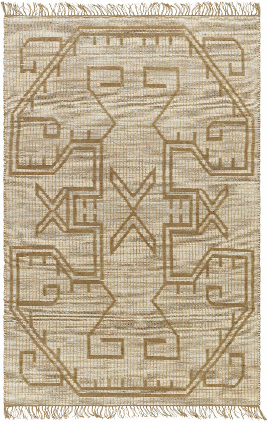Bohemian Jute Area Rug - Natural Fiber Home Decor