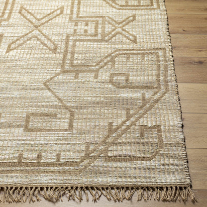 Bohemian Jute Area Rug - Natural Fiber Home Decor