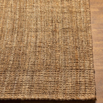 Camel Jute Area Rug - Natural Fiber Cozy Home Décor