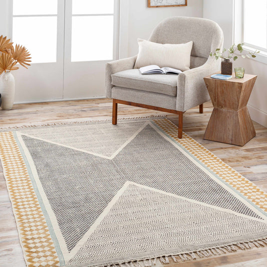 Sherbrooke Area Rug - Elegant Modern Living Room  Bedroom Decor